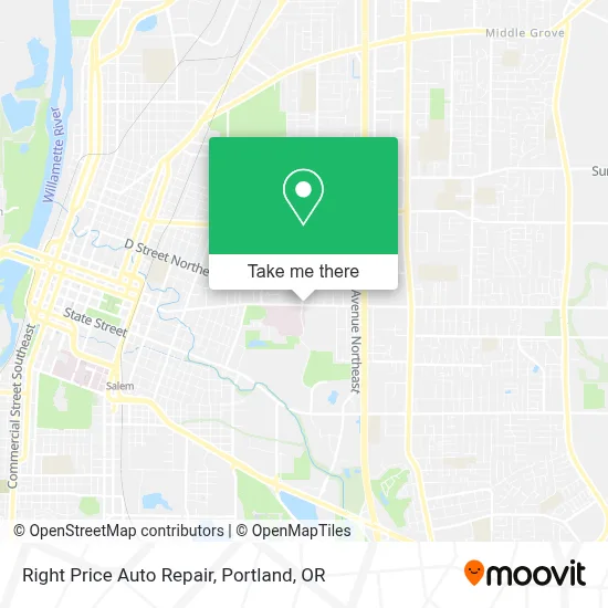 Right Price Auto Repair map