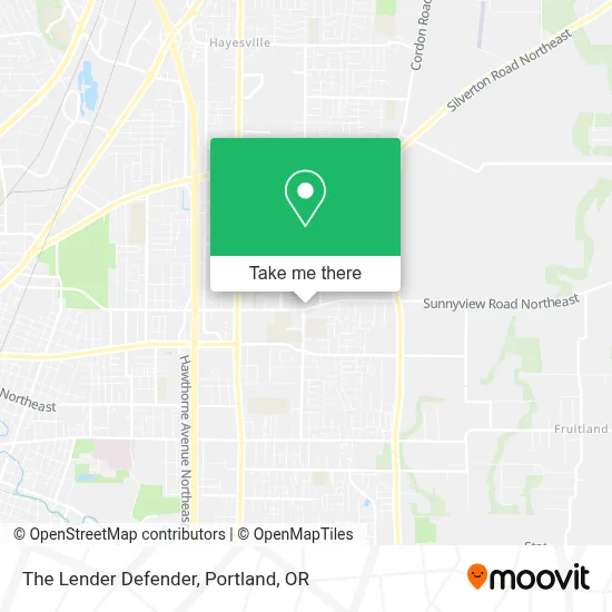 The Lender Defender map