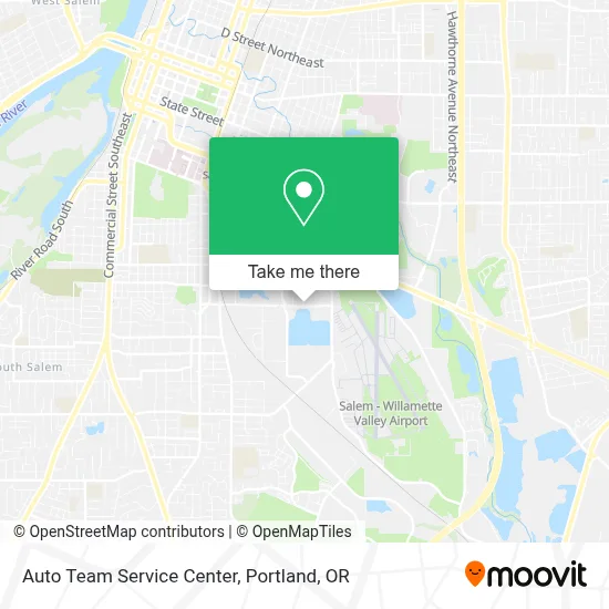 Auto Team Service Center map