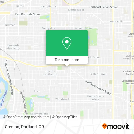 Creston map