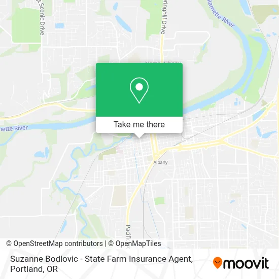 Suzanne Bodlovic - State Farm Insurance Agent map