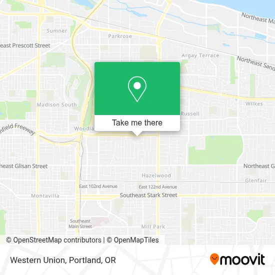 Western Union map