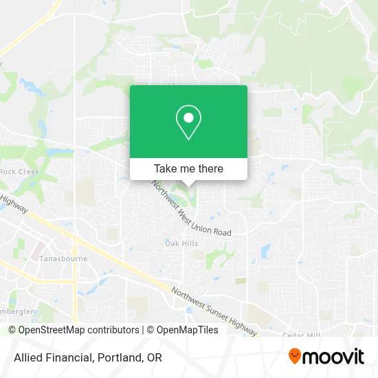 Allied Financial map