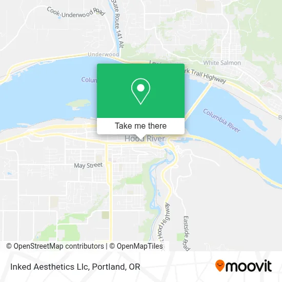 Inked Aesthetics Llc map