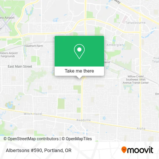 Albertsons #590 map