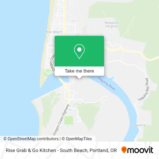 Rise Grab & Go Kitchen - South Beach map