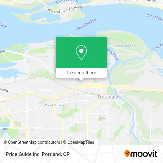 Price Guide Inc map