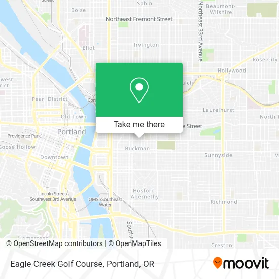 Eagle Creek Golf Course map
