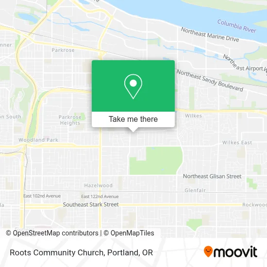 Roots Community Church map