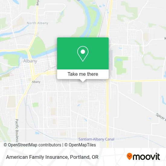 American Family Insurance map