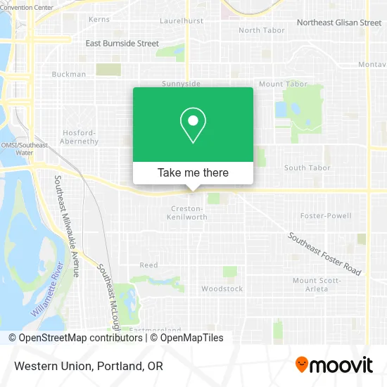Western Union map
