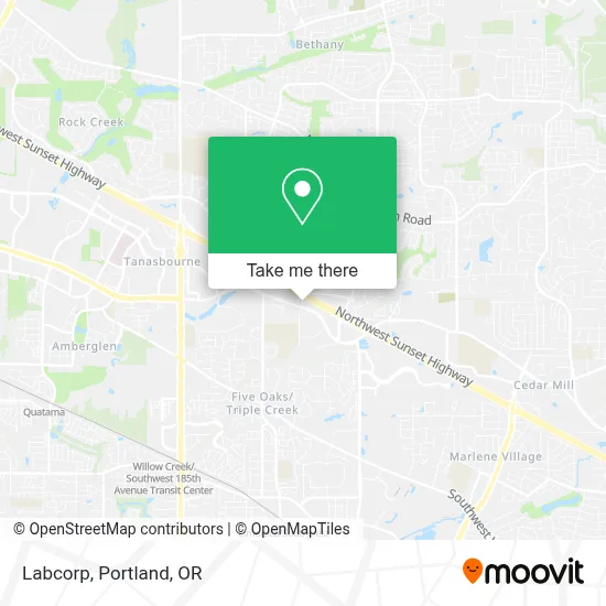 Labcorp map