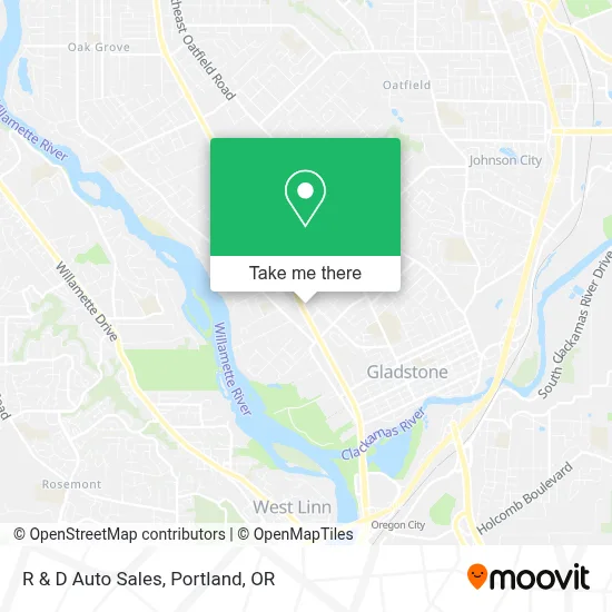 R & D Auto Sales map