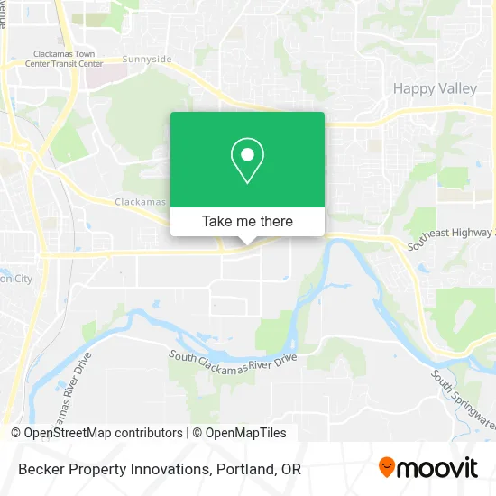 Becker Property Innovations map