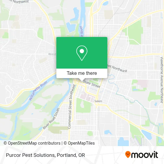 Purcor Pest Solutions map