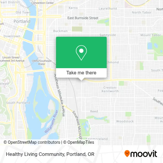 Healthy Living Community map