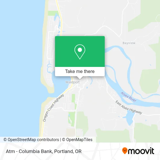 Atm - Columbia Bank map