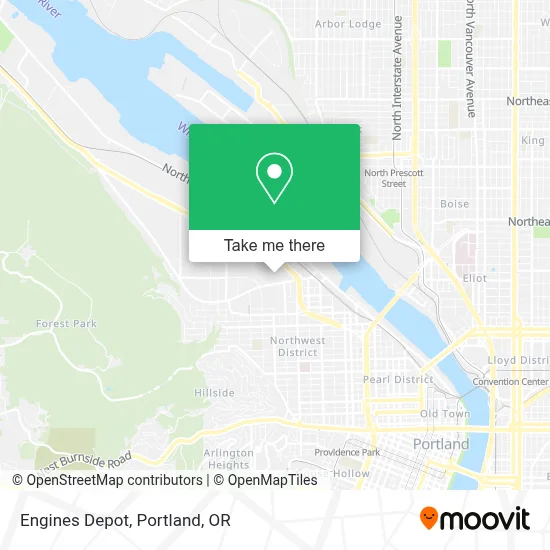 Engines Depot map