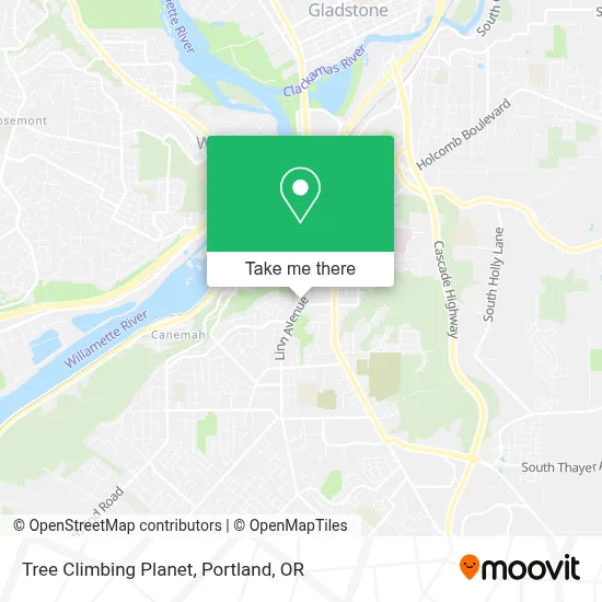 Tree Climbing Planet map