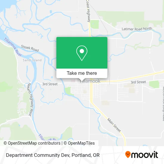 Department Community Dev map