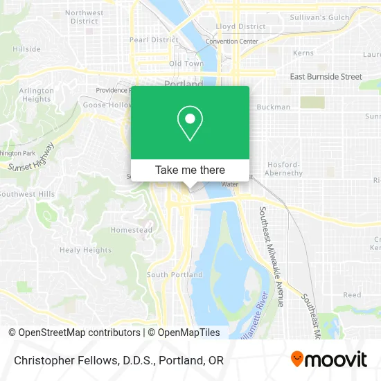 Christopher Fellows, D.D.S. map