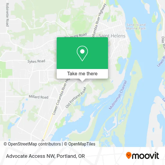 Advocate Access NW map