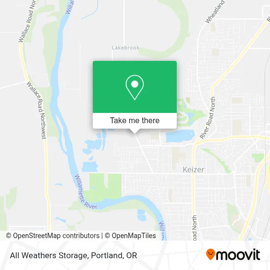 All Weathers Storage map