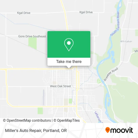 Miller's Auto Repair map