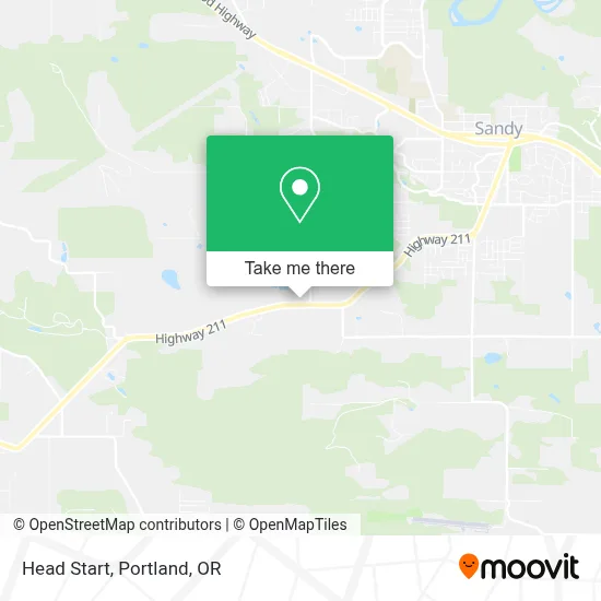 Head Start map