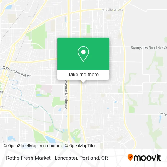 Roths Fresh Market - Lancaster map