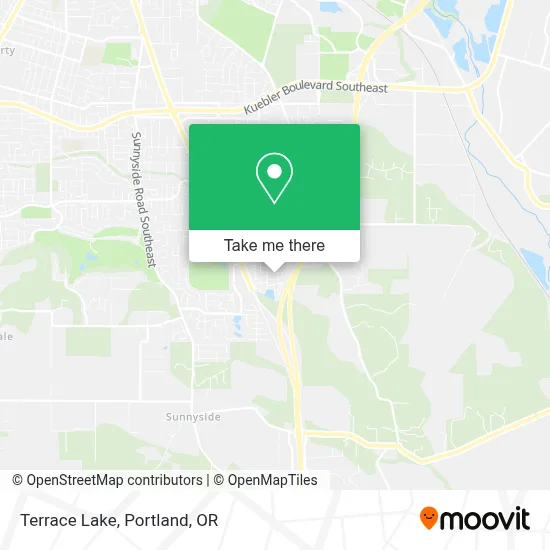 Terrace Lake map