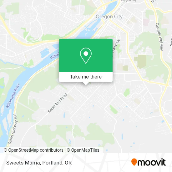 Sweets Mama map