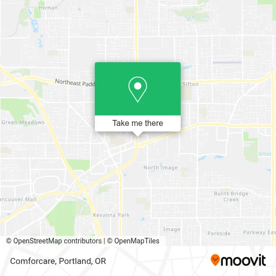 Comforcare map