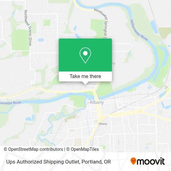Ups Authorized Shipping Outlet map