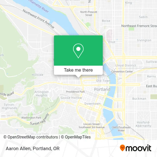 Aaron Allen map