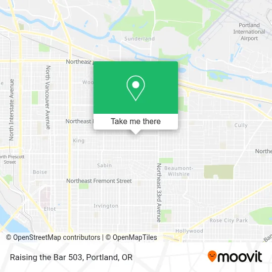 Raising the Bar 503 map