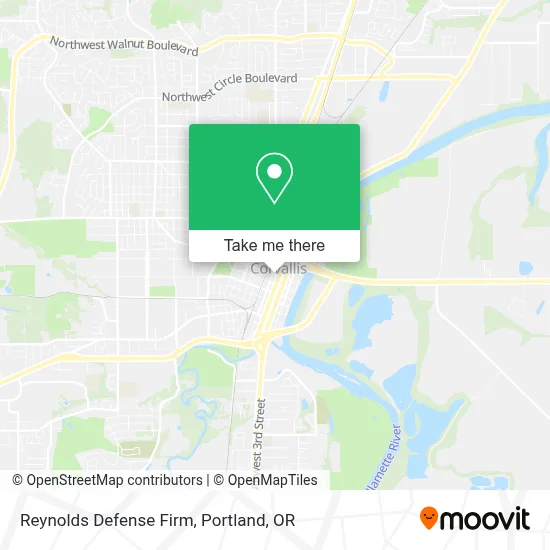 Reynolds Defense Firm map