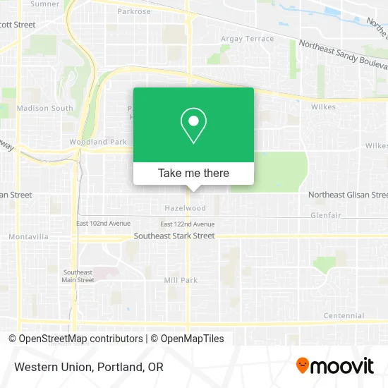 Western Union map