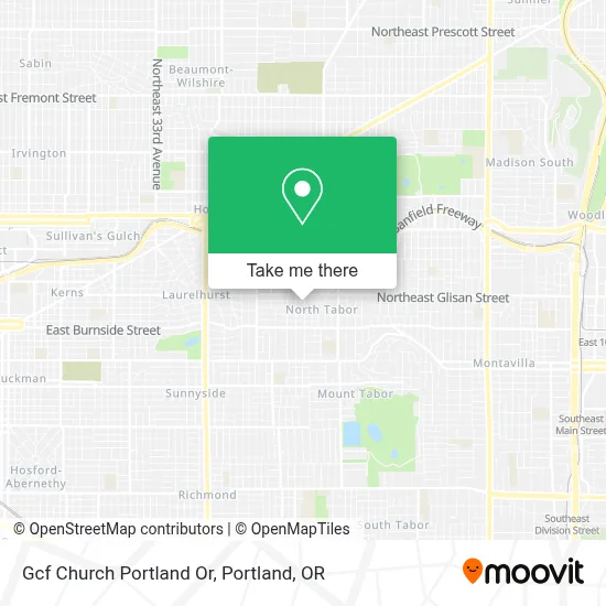 Gcf Church Portland Or map