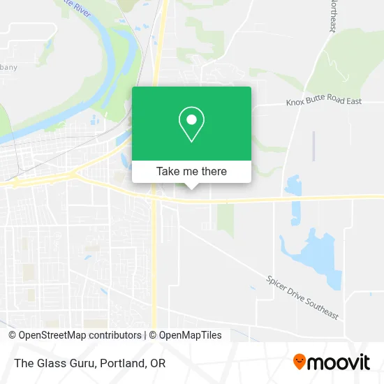The Glass Guru map