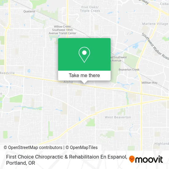 First Choice Chiropractic & Rehabilitaion En Espanol map