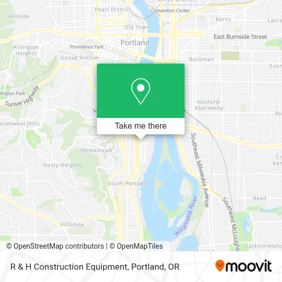 R & H Construction Equipment map