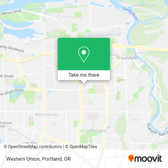 Western Union map