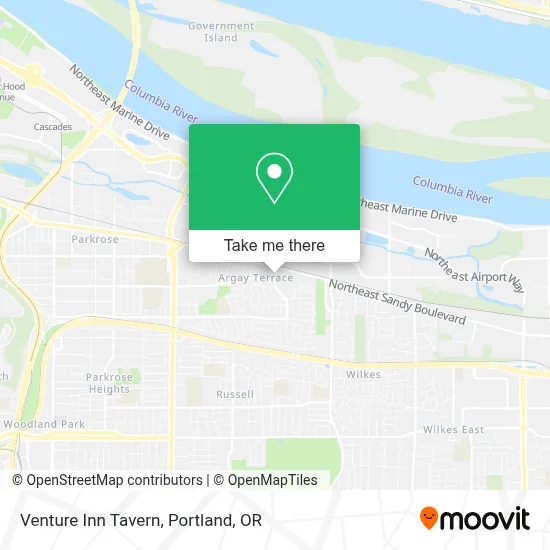 Venture Inn Tavern map