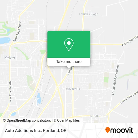 Auto Additions Inc. map