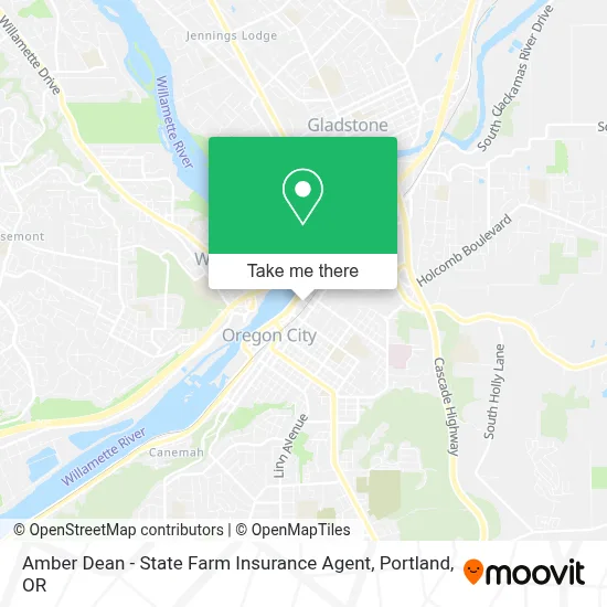 Amber Dean - State Farm Insurance Agent map