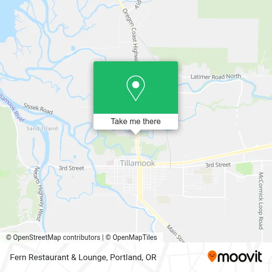 Fern Restaurant & Lounge map