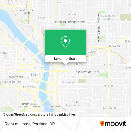 Right at Home map