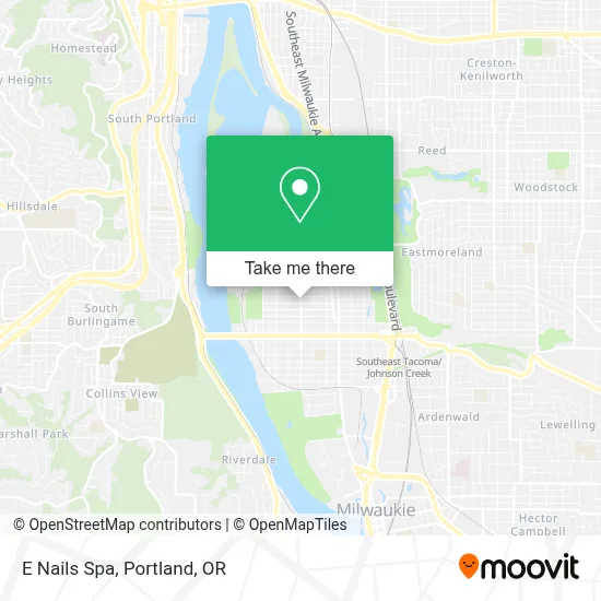 E Nails Spa map