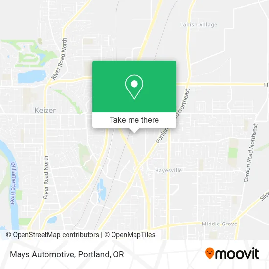 Mays Automotive map